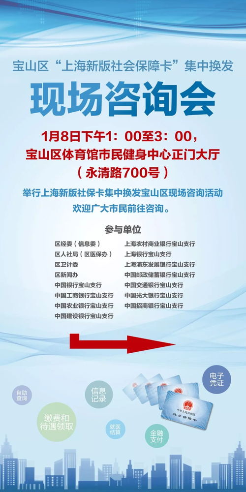 寶山區(qū) 上海新版社會(huì)保障卡 集中換發(fā)現(xiàn)場(chǎng)咨詢會(huì)